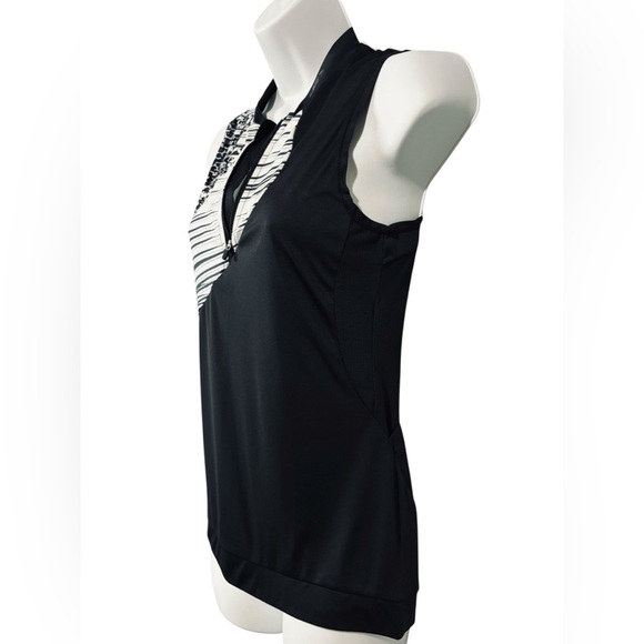 Louis Garneau, Sleeveless Cycling Jersey, Small, Black & White 🚲 - Picture 6 of 10